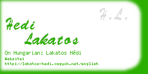 hedi lakatos business card